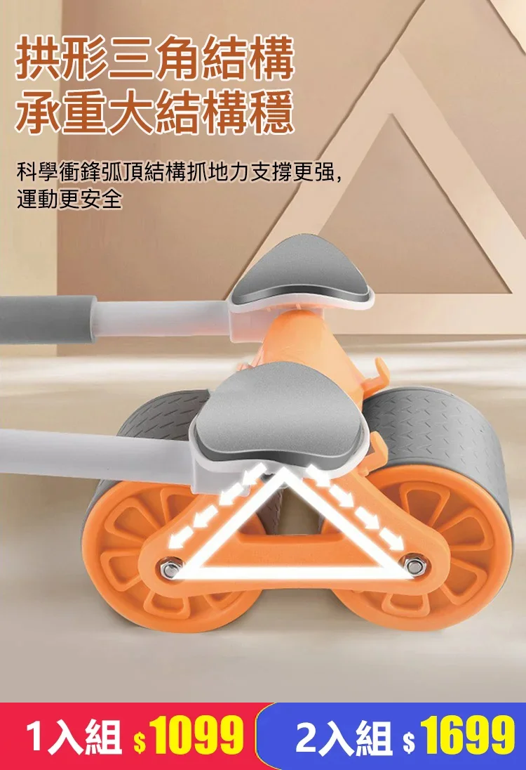 自回彈健腹輪